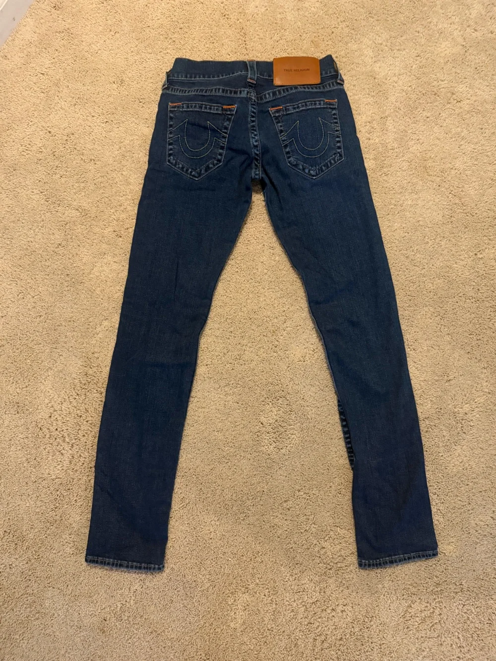 True Religion Men’s Dark Wash Skinny Jeans